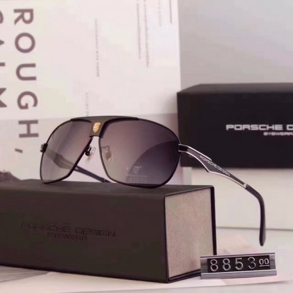 Mens Porsche Black Design P8853 Sunglasses Polarized