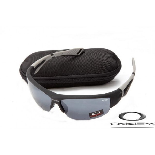 Cheap Foakleys Sunglasses Reluster Black Frame Gray Lens For Sale Free Shipping USA