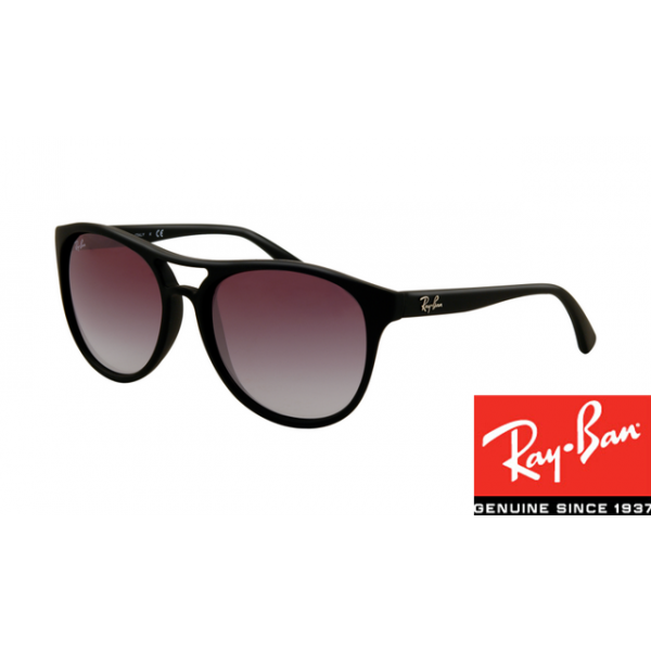 Ray Ban RB4170 Sunglasses Black Frame Wine Red Gradient Lens
