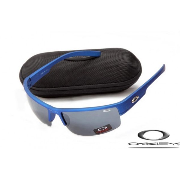Cheap Foakleys Sunglasses RoyalBlue Frame Gray Lens For Sale Free Shipping USA