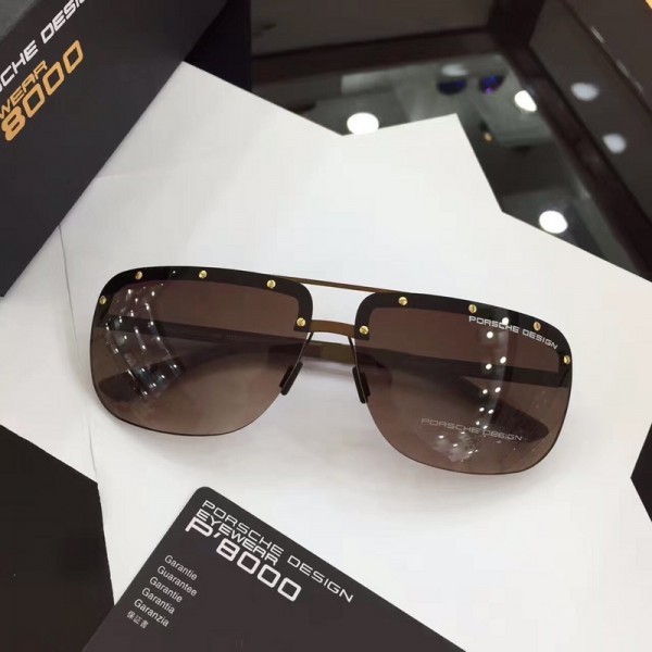 Porsche Design Gold Black Sunglasses