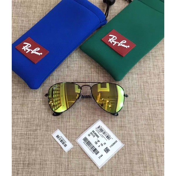 Men's Women's Ray Ban Polarized Aviator Sunglasses Green