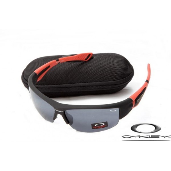 Cheap Foakleys Sunglasses Reluster Black Frame Gray Lens For Sale Free Shipping USA