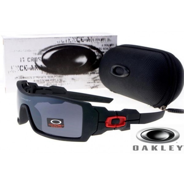  Oakley Oil Rig sunglasses Matte Black Frame Gray Lens OAKLEY201567246