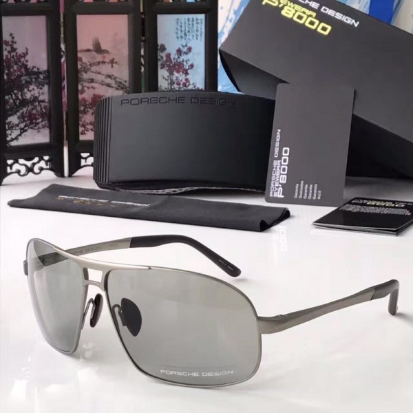 Porsche Design P8542 Sunglasses Light Black Silver