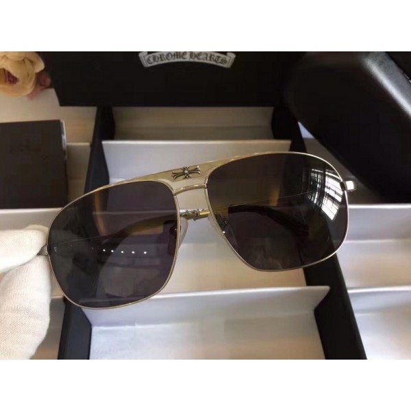 Chrome Hearts Fashion Sunglasses Oralgami Black Silver