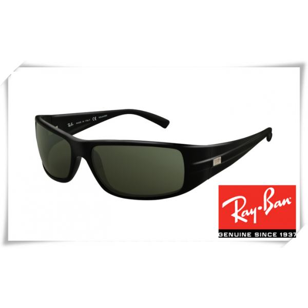 Ray Ban RB4057 Sunglasses Black Frame Grey Lens