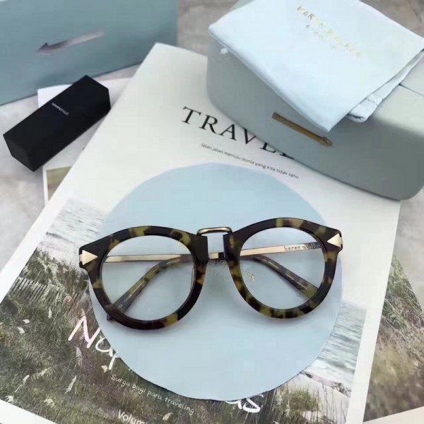 Karen Walker Polarized Eyewear 1101406 Black Havana Frame