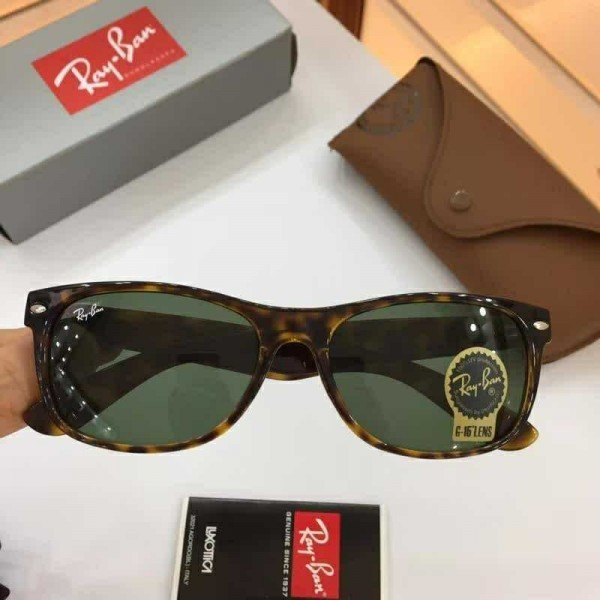 Ray Ban Sunglasses RB2132 Black Lenses Brown Frame