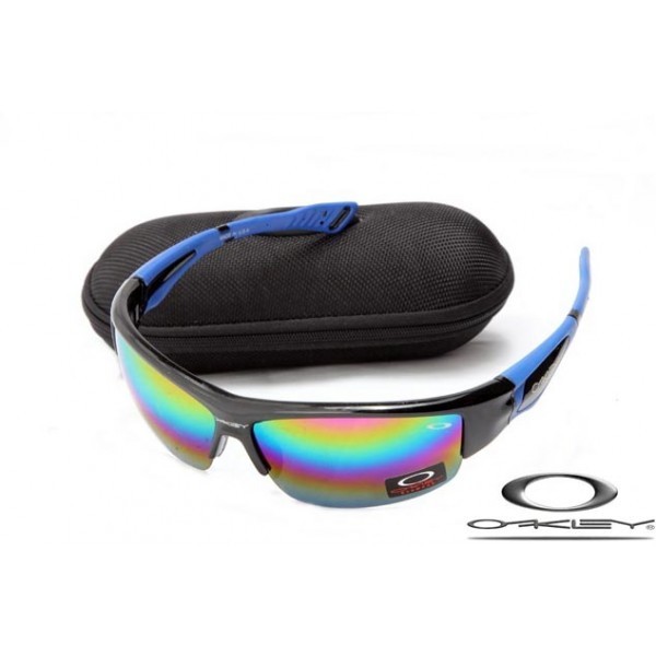 Cheap Foakleys Sunglasses Polishing Black Frame Colorful Lens For Sale Free Shipping USA