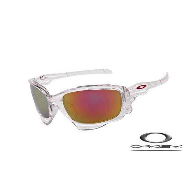 Oakley Jawbone Sunglasses Transparent Frame Fire Yellow Lens OAKLEY20156462