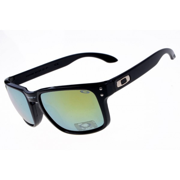 Oakley Holbrook Sunglasses Polishing Black Frame Yellow Lens