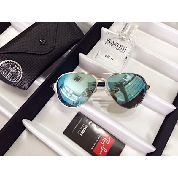 Men's Women's Ray Ban Blue Lenses Sunglasses