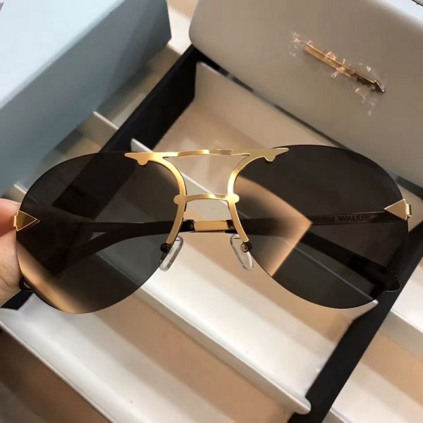 Authentic Karen Walker Round Jelly Sunglasses Black Lenses