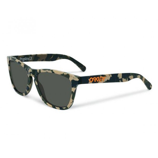 Replica Oakleys frogskins Camo Frame Gray Lens O8003