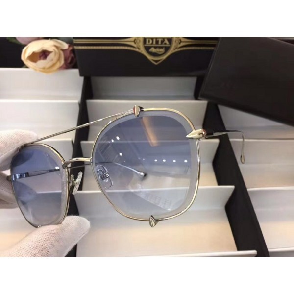 Men's Women's Dita Aviator Gradient Sunglasses Light Blue