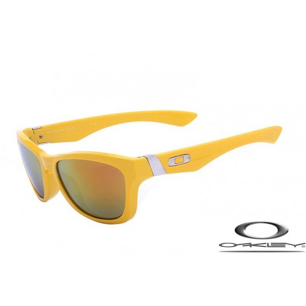 Oakley Jupiter Sunglasses Yellow Frame Fire Yellow Iridium Lens OAKLEY20156261