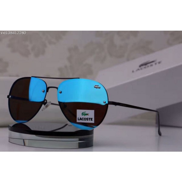 Lacoste Rimless Sunglasses Limited Edition Blue Mirror