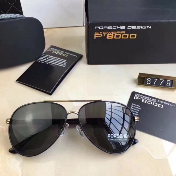 Porsche Design P8779 Sunglasses Gold Black