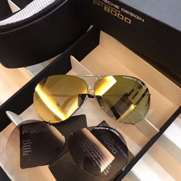 Porsche Design Sunglasses Gold Polarized