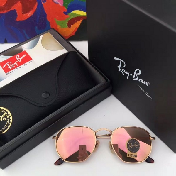Ray Ban RB3548 Polarized Sunglasses Pink