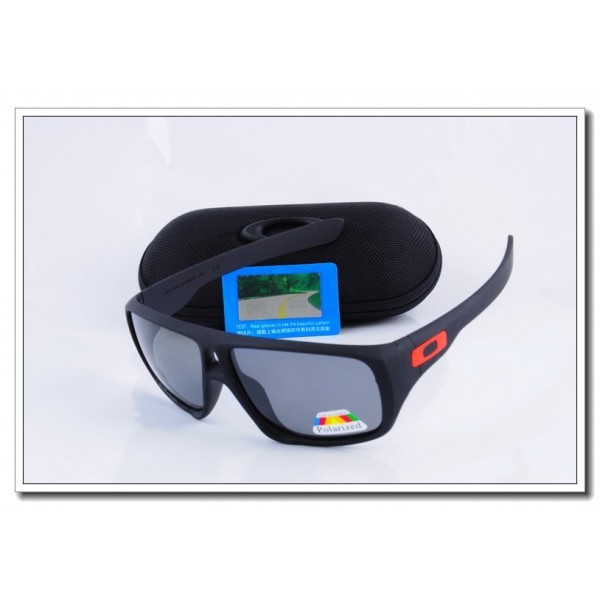 Cheap Oakley Dispatch Polarized Sunglasses Black Frame Slate grey Iridium Lens Sale