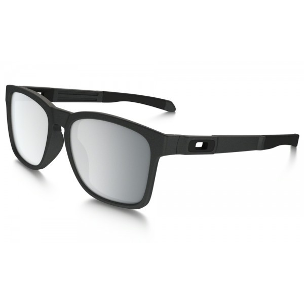 Oakley Catalyst Sunglasses Steel Frame Chrom Iridium Lens