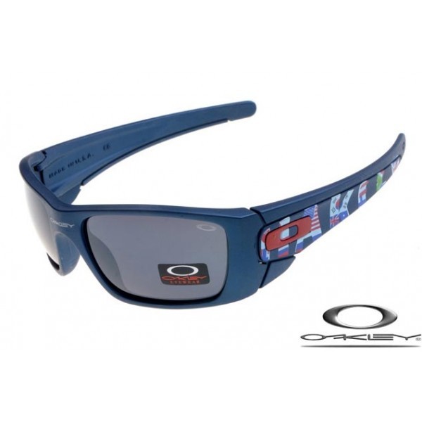 Oakley Fuel Cell Sunglasses Blue Frame Gray Lens OAKLEY20156405
