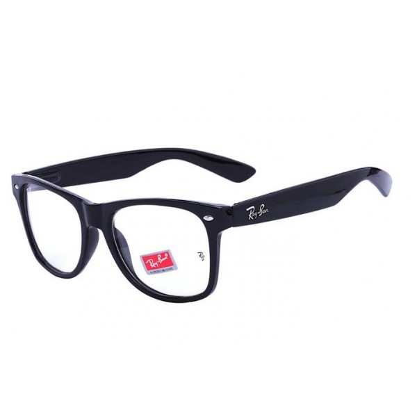 Ray Ban RB2140 Original Wayfarer Sunglasses Black Frame Clear Lens
