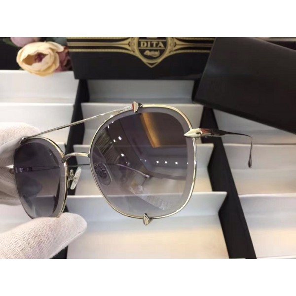 Men's Women's Dita Aviator Gradient Sunglasses Light Black