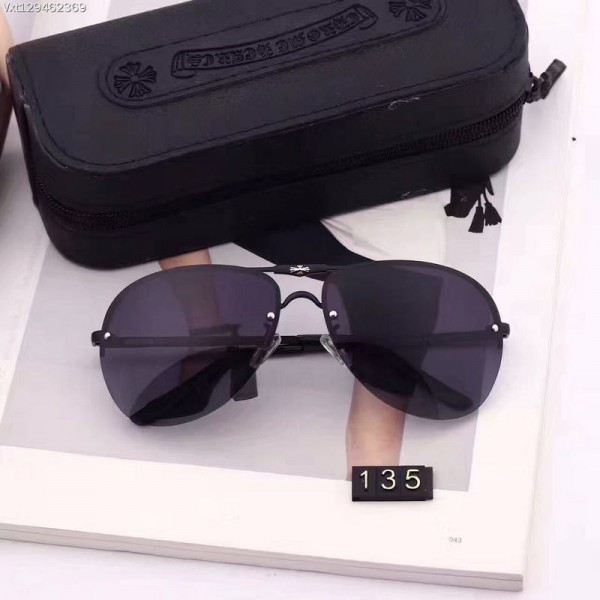 Men's Women's Chrome Hearts Fashion Glasses Black Lenses