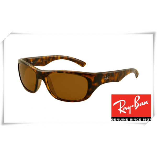 Ray Ban RB4177 Sunglasses Tortoise Frame Brown Lens