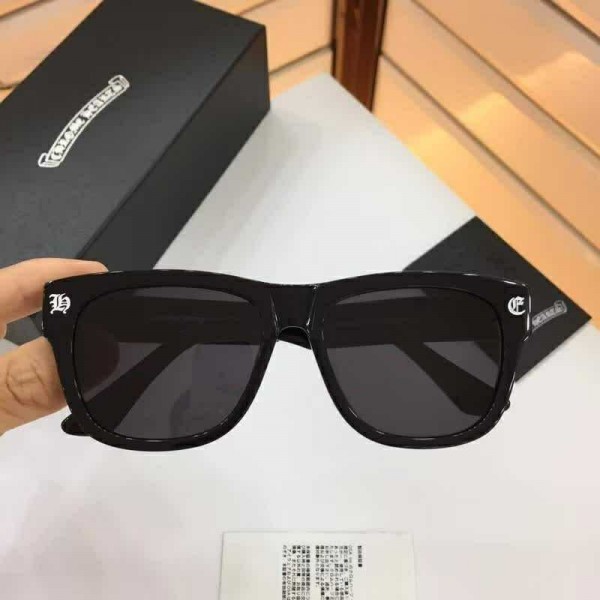 Chrome Hearts Sunglasses Oversized Black Lenses