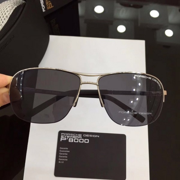 Porsche Design Sunglasses Silver Black