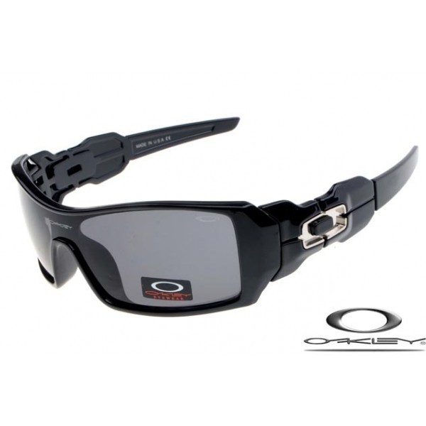 Oakley Oil Rig Sunglasses Black Frame Gray Lens OAKLEY20156390