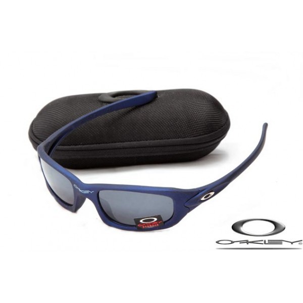 Oakley XS Fives Sunglasses Blue Frame Gray Iridium Lens OAKLEY20156338