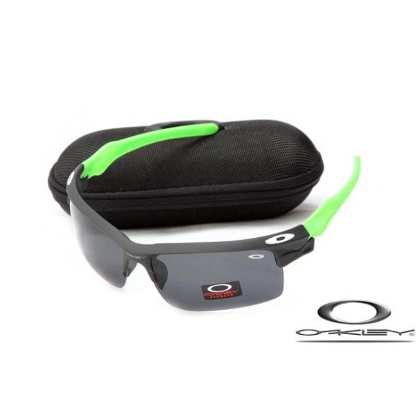 Knockoff Oakley Fast Jacket Sunglasses Reluster Black Frame Gray Lens For Sale