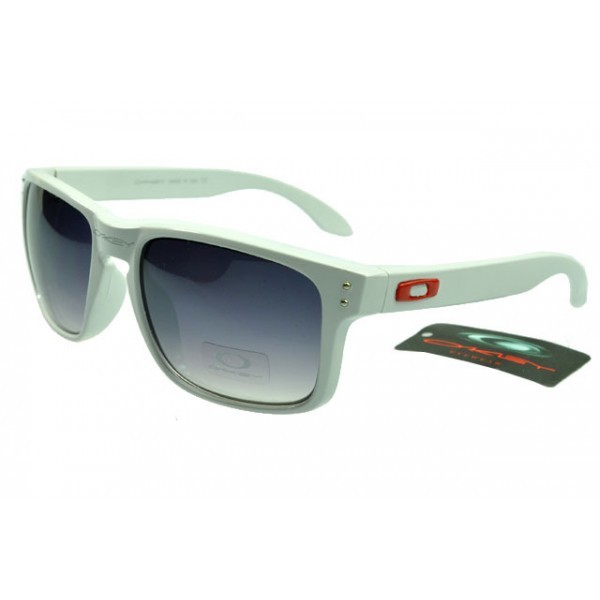 Oakley Holbrook Sunglasses White Frame Gradual Purple Lens