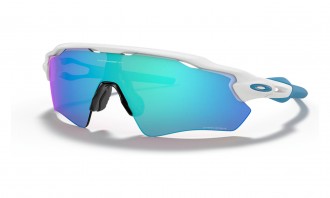 Oakley Radar Ev Path Sunglasses Polished White Frame Prizm Sapphire Lens