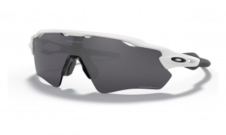 Oakley Radar Ev Path Sunglasses Polished White Frame Prizm Black Polarized Lens