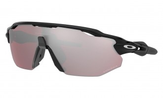 Oakley Radar Ev Advancer Sunglasses Polished Black Frame Prizm Snow Black Iridium Lens