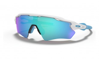 Oakley Radar Ev Xs Path Youth Fit Sunglasses Polished White Frame Sapphire Iridium Lens