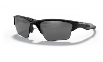 Oakley Half Jacket 2.0 Xl sunglasses Polished Black frame Black Iridium Polarized lens