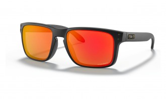 Oakley Holbrook Sunglasses Matte Black Frame Prizm Ruby Lens