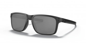 Oakley Holbrook Mix Low Bridge Fit sunglasses Matte Black frame Prizm Black Polarized lens