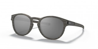 Oakley Latch Low Bridge Fit Woodgrain Collection sunglasses Woodgrain frame Prizm Black lens