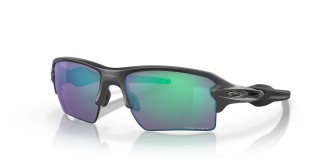 Oakley Flak 2.0 Xl sunglasses Steel frame Light Prizm Road Jade lens