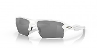 Oakley Flak 2.0 Xl sunglasses Polished White frame Light Prizm Black Polarized lens