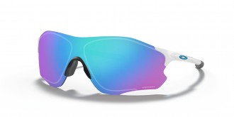 Oakley EVZero Path Low Bridge Fit sunglasses Polished White frame Prizm Sapphire lens