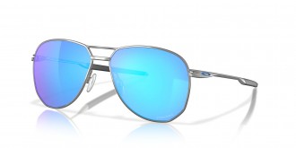 Oakley Contrail sunglasses Satin Chrome frame Prizm Sapphire lens